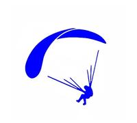 Quelqu'un a Fait exploser Mon Avion. Quand j'arriverai Ici, Je Te tuerai. Art du Parapente Amusant Voler Parachutisme Sports Autocollants for Voitures Autocollants for Motos(Blue,40X38.1CM)