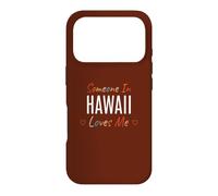 Quelqu'un à Hawaï m'aime America US Vintage Coque pour iPhone 17 Pro