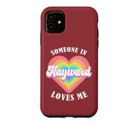 Quelqu'un à Hayward m'aime City Heart Coque pour iPhone 11