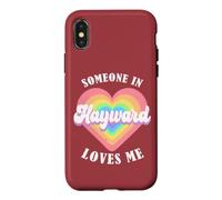 Quelqu'un à Hayward m'aime City Heart Coque pour iPhone X/XS