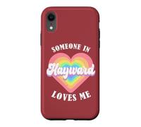 Quelqu'un à Hayward m'aime City Heart Coque pour iPhone XR