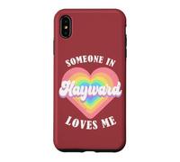 Quelqu'un à Hayward m'aime City Heart Coque pour iPhone XS Max