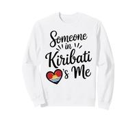 Quelqu'un À Kiribati M'aime Drapeau Coeur Sweatshirt