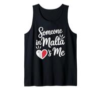 Quelqu'un À Malte M'aime l'amour Longue Distance Débardeur