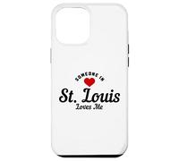 Quelqu'un à Saint-Louis, Missouri, Loves Me Pride Vintage Coque pour iPhone 12 Pro Max