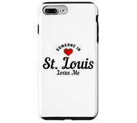 Quelqu'un à Saint-Louis, Missouri, Loves Me Pride Vintage Coque pour iPhone 7 Plus/8 Plus