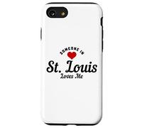 Quelqu'un à Saint-Louis, Missouri, Loves Me Pride Vintage Coque pour iPhone SE (2020) / 7/8