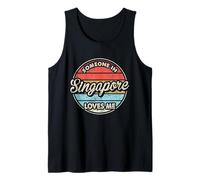 Quelqu'un à Singapour m'aime, Fier d'être singapourien Débardeur
