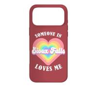 Quelqu'un à Sioux Falls m'aime City Heart Coque pour iPhone 17 Pro Max