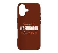 Quelqu'un à Washington m'aime America US Vintage Coque pour iPhone 17
