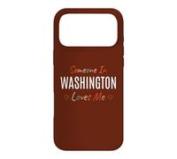 Quelqu'un à Washington m'aime America US Vintage Coque pour iPhone 17 Pro Max