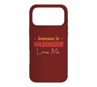 Quelqu'un à Washington m'aime Amérique État des États-Unis Coque pour iPhone 17 Pro Max