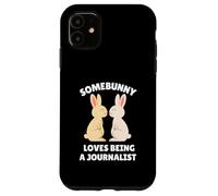 Quelqu'un Adore être Journaliste, Joli Travail de Lapin de Pâques Coque pour iPhone 11