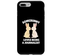 Quelqu'un Adore être Journaliste, Joli Travail de Lapin de Pâques Coque pour iPhone 7 Plus/8 Plus