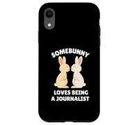 Quelqu'un Adore être Journaliste, Joli Travail de Lapin de Pâques Coque pour iPhone XR
