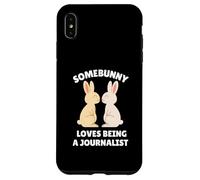 Quelqu'un Adore être Journaliste, Joli Travail de Lapin de Pâques Coque pour iPhone XS Max