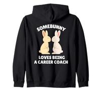 Quelqu'un Aime être Coach de carrière, Joli Travail de Lapin de Pâques Sweat à Capuche