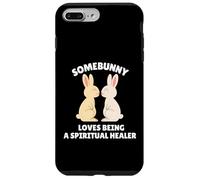 Quelqu'un Aime être Un guérisseur Spirituel, Mignon Lapin de Pâques Coque pour iPhone 7 Plus/8 Plus