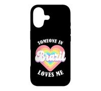 Quelqu'un au Brésil m'aime, Fier du Brésil brésilien Coque pour iPhone 17