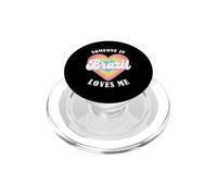 Quelqu'un au Brésil m'aime, Fier du Brésil brésilien PopSockets PopGrip pour MagSafe