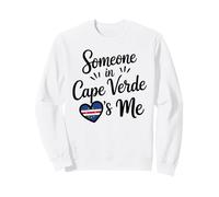 Quelqu'un Au Cap-Vert M'aime Drapeau Coeur Sweatshirt