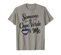 Quelqu'un Au Cap-Vert M'aime Drapeau Coeur T-Shirt