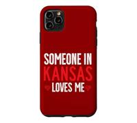 Quelqu'un au Kansas m'aime Heart State Vintage Coque pour iPhone 11 Pro Max