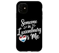 Quelqu'un Au Luxembourg M'aime Coeur Drapeau Coque pour iPhone 11