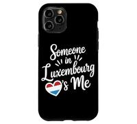 Quelqu'un Au Luxembourg M'aime Coeur Drapeau Coque pour iPhone 11 Pro