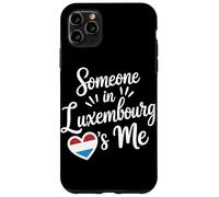 Quelqu'un Au Luxembourg M'aime Coeur Drapeau Coque pour iPhone 11 Pro Max