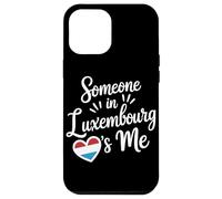 Quelqu'un Au Luxembourg M'aime Coeur Drapeau Coque pour iPhone 12 Pro Max