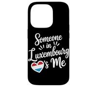 Quelqu'un Au Luxembourg M'aime Coeur Drapeau Coque pour iPhone 14 Pro