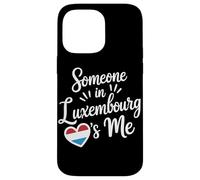 Quelqu'un Au Luxembourg M'aime Coeur Drapeau Coque pour iPhone 14 Pro Max