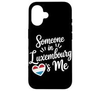 Quelqu'un Au Luxembourg M'aime Coeur Drapeau Coque pour iPhone 16