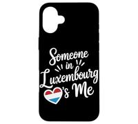 Quelqu'un Au Luxembourg M'aime Coeur Drapeau Coque pour iPhone 16 Plus