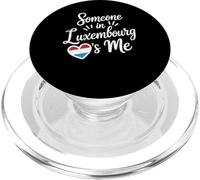 Quelqu'un Au Luxembourg M'aime Coeur Drapeau PopSockets PopGrip pour MagSafe