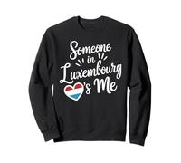 Quelqu'un Au Luxembourg M'aime Coeur Drapeau Sweatshirt