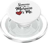 Quelqu'un Au Maroc M'aime Longue Distance PopSockets PopGrip pour MagSafe