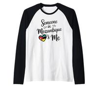 Quelqu'un Au Mozambique M'aime Longue Distance Manche Raglan