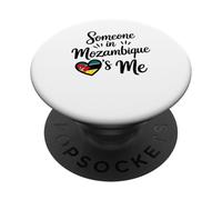 Quelqu'un Au Mozambique M'aime Longue Distance PopSockets PopGrip Adhésif