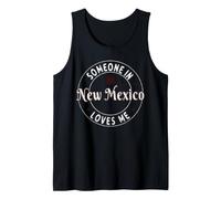 Quelqu'un au Nouveau-Mexique m'aime Grunge State Retro Débardeur