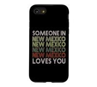 Quelqu'un au Nouveau-Mexique t'aime State Retro Vintage Coque pour iPhone SE (2020) / 7/8