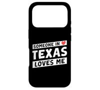 Quelqu'un au Texas m'aime Aime l'État du Texas Coque pour iPhone 17 Pro