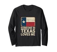 Quelqu'un au Texas m'aime Citations drôles de Dictons Texans Manche Longue