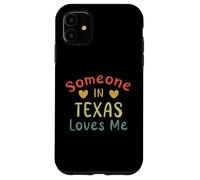 Quelqu'un au Texas m'aime Retro, État américain Coque pour iPhone 11