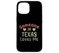 Quelqu'un au Texas m'aime Retro, État américain Coque pour iPhone 15