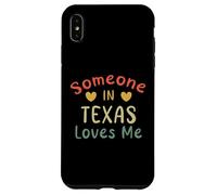 Quelqu'un au Texas m'aime Retro, État américain Coque pour iPhone XS Max