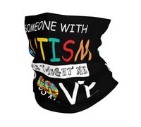 Quelqu'un Autiste m'a Appris Que l'amour n'a Pas Besoin De Mots Tube Bandeaux Élastique Headwrap Unisexe Bande De Cheveux pour Cyclisme Homme Jogging 26X30CM