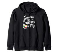 Quelqu'un Aux Comores M'aime l'amour Longue Distance Sweat à Capuche