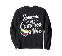 Quelqu'un Aux Comores M'aime l'amour Longue Distance Sweatshirt